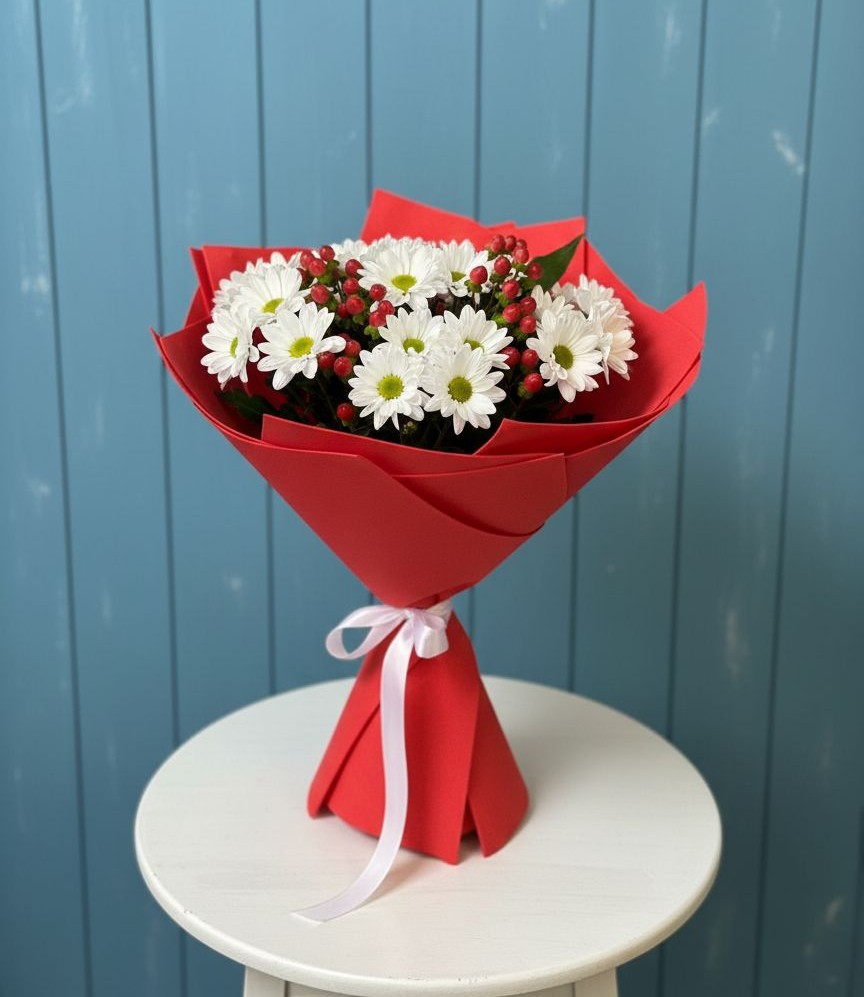 Букет цветов из: Хризантемы в Иссе