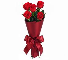 Букет 5 Красных роз Эдлесс Лав в Иссе