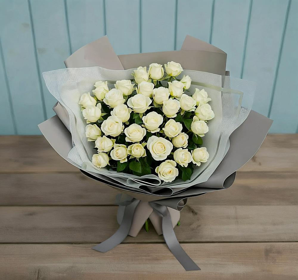 Букет Белоснежная нежность в Иссе