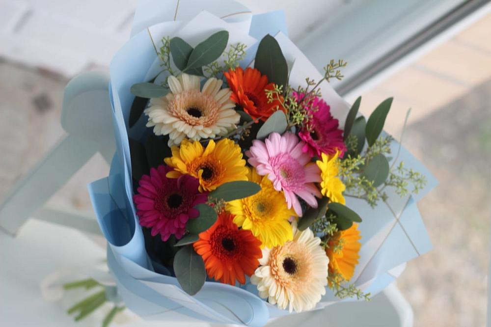 Букет цветов из: Герберы в Иссе