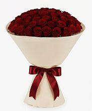 Букет 101 Бордовая роза Блэк Бакарра в Иссе