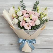 Букет цветов из:  Лизиантусы #REPLACE_PRED# Иссе