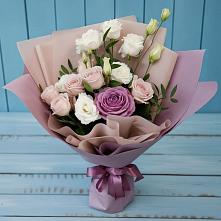 Букет цветов из:  Розы и Лизиантусы в Иссе