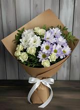 Букет цветов из:  Хризантемы и Розы в Иссе