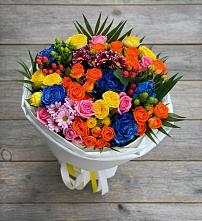 Букет цветов из:  Розы и Хризантемы в Иссе