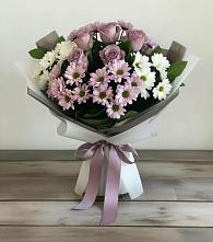 Букет цветов из:  Хризантемы и Розы в Иссе