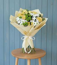 Букет цветов из:  Хризантемы и Розы в Иссе