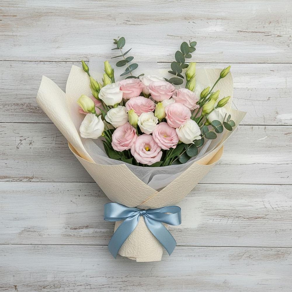 Букет цветов из: Лизиантусы в Иссе